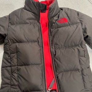 North face puffer coat 3T